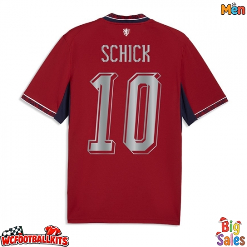 Czech Republic Patrik Schick #10 Replica Home Stadium Shirt World Cup 2026 Short Sleeve